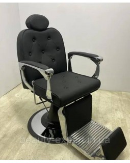 Крісло перукарське чоловіче для барбершопа Barber MARK перукарське крісло гідравлічне з підголівником-foto2