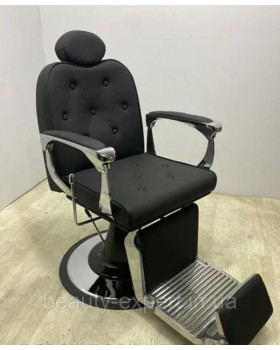 Крісло перукарське чоловіче для барбершопа Barber MARK перукарське крісло гідравлічне з підголівником-foto2