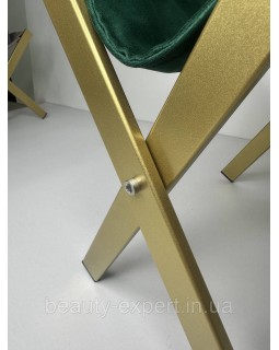 Підставка під сумки для салону краси офісу для дому ДОД-13_gold-foto2