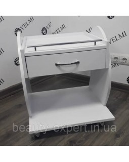 Педикюрная тумба тележка для педикюра столик подставка педикюрная выдвижной ящик полка для маникюрной вытяжки-foto3