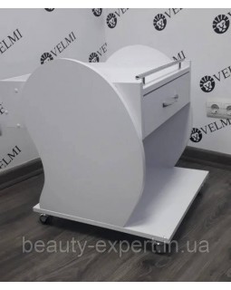 Педикюрная тумба тележка для педикюра столик подставка педикюрная выдвижной ящик полка для маникюрной вытяжки-foto4