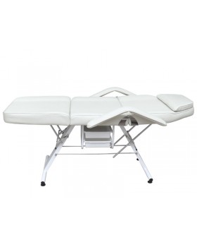 Косметологічна кушетка Крісло для шугарингу депіляції нарощування вій мод.CH-202 Білий колір-foto5