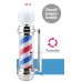 Знак барбер пул с лампой BARBER SIGN POLE крутящийся 84см Знак барбер пул с лампой BARBER SIGN POLE крутящийся 84см