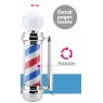 Знак барбер пул с лампой BARBER SIGN POLE крутящийся 84см