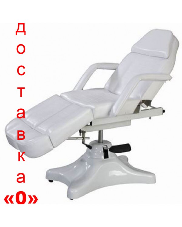 Педикюрное кресло-кушетка для педикюра стационарное 234D цвет белый
