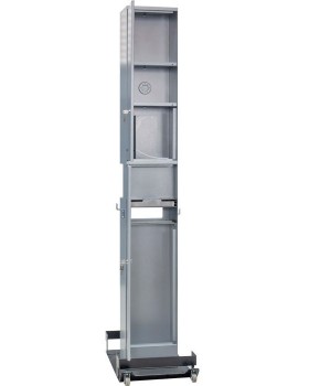 Пересувна металева стійка для дезінфекції рук з автоматичним дозатором ГС-19-foto7
