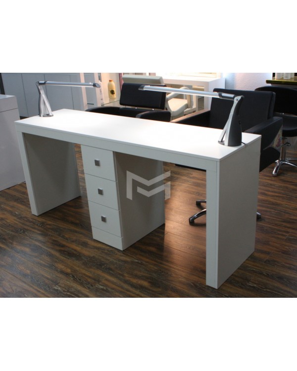Маникюрный стол двух местный для мастеров маникюра салона красоты Prestige M111