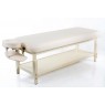 Стационарный массажный стол регулировка высоты деревянное основании RESTPRO Classic-Flat Бежевый