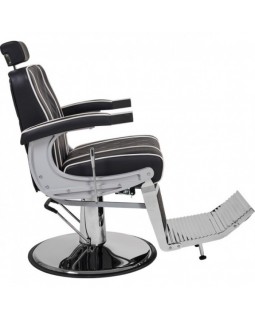 Barber крісло чоловіче в перукарню,з регульованою спинкою,підніжкою і підголовником: Valencia Lux Коричневий-foto3
