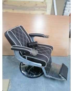Barber крісло чоловіче в перукарню,з регульованою спинкою,підніжкою і підголовником: Valencia Lux Коричневий-foto7