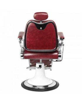 Перукарське чоловіче крісло для стрижки: Barber Tiger (Тайгер) Бордо-foto3