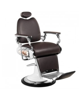 Перукарське чоловіче крісло для стрижки: Barber Tiger (Тайгер) Коричневий-foto4