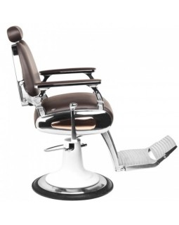 Перукарське чоловіче крісло для стрижки: Barber Tiger (Тайгер) Коричневий-foto5