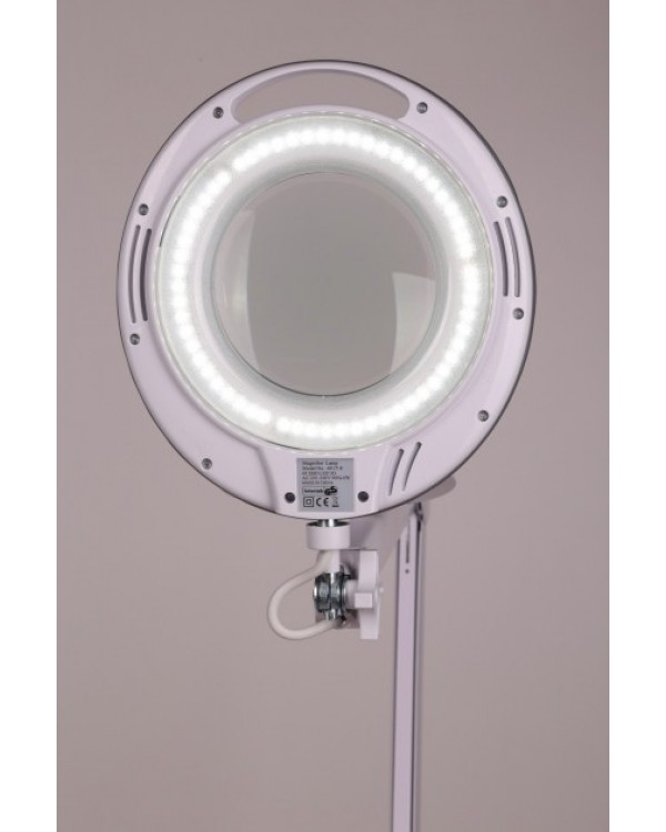 Збільшувальна лампа-лупа 6014-8 60 SMD LED з регулюванням яскравості теплий-холодний світ 1-12W 3D 5