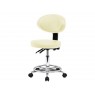 Стул для мастера,врача,косметолога мод.859 со спинкой Бежевый