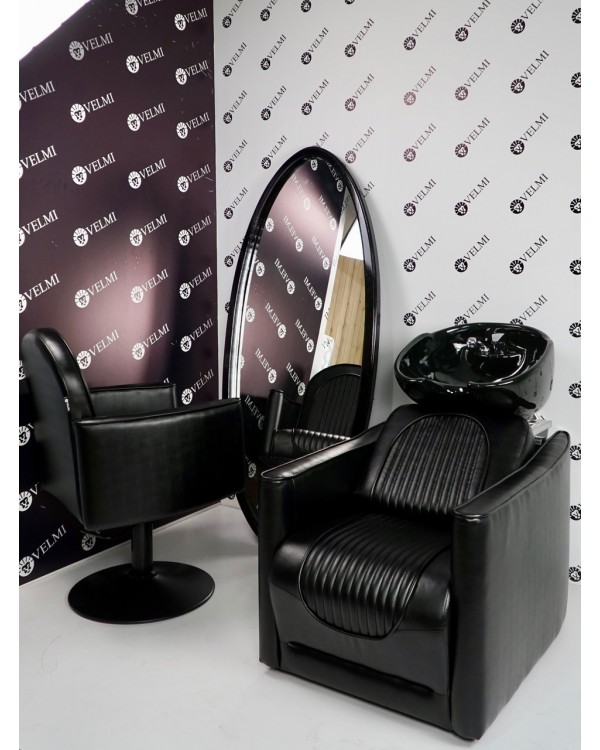 Мойка парикмахерская Vincent парикмахерские мойки для Barber салона керамика Китай (черная/белая)