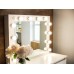 Гримерне дзеркало з тумбою та підсвічуванням стіл для візажу для макіяжу туалетний столик візажиста з лампами B071 Гримерне дзеркало з тумбою та підсвічуванням стіл для візажу для макіяжу туалетний столик візажиста з лампами B071