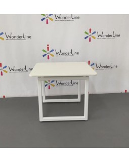 Табурет для мастера педикюра Педикюрная подставка с местом под ванночку столик для педикюра Тера_мини-foto5