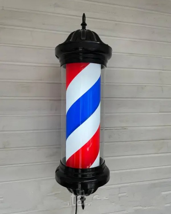 Знак - фонарь барбер пул для барберовшопа Barber Pole фонарь-вывеска для барбершопа Знак - фонарь барбер пул для барберовшопа Barber Pole фонарь-вывеска для барбершопа