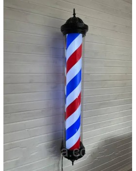 Барбер пул с лампой BARBER POLE крутящаяся вывеска для парикмахерской Barbershop Барбер пул с лампой BARBER POLE крутящаяся вывеска для парикмахерской Barbershop