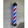 Барбер пул с лампой BARBER POLE крутящаяся вывеска для парикмахерской Barbershop