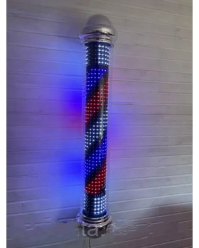 Барбер пул с лампой BARBER POLE вывеска LED для Barbershop-foto3