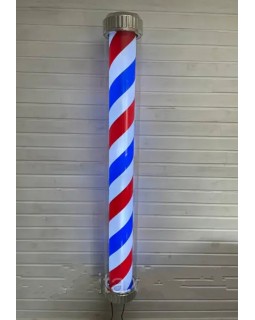 Барбер пул с лампой BARBER POLE вывеска для парикмахерской фонарь Barbershop