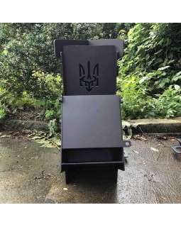 Буржуйка мини топка варочная буржуйка made in Ukraine дровяная печь-foto3