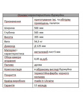Піч-буржуйка опалювальна з варильною поверхнею топка на дровах-foto5