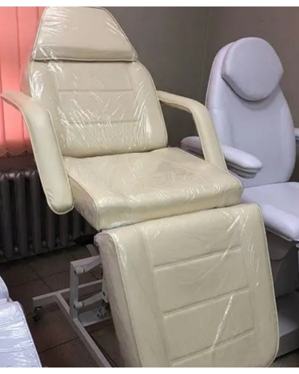 Кушетка косметологічна стаціонарна механічна 3557А Крісло-кушетка для косметолога масажні кушетки Кремовий Кушетка косметологічна стаціонарна механічна 3557А Крісло-кушетка для косметолога масажні кушетки Кремовий