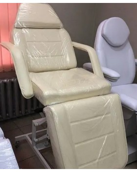 Канапа косметологічна стаціонарна механічна HC-233 Кресло-кушетка для косметолога масажні страви Чорна-foto4