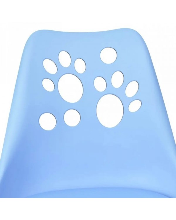 Стільчик блакитний для майстра зі спинкою поворотні стільці для манікюру крісла для салону B-881 Стільчик блакитний для майстра зі спинкою поворотні стільці для манікюру крісла для салону B-881