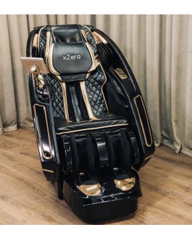Електро крісло для масажу XZERO L99 Luxury+ Black Масажне крісло Преміум 12 режимів-foto4
