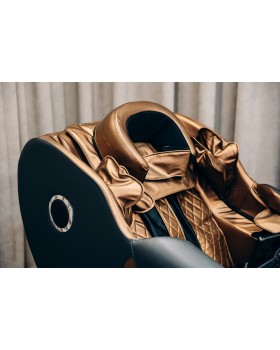 Крісло масажне з 6 масажними блоками XZERO V12+Premium Black & Gold з функцією 0 гравітації-foto6
