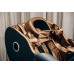 Крісло масажне з 6 масажними блоками XZERO V12+Premium Black & Gold з функцією 0 гравітації