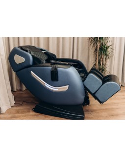 Массажное кресло с передвижной кареткой XZERO Y9 SL Premium BLUE для веса до 140кг и роста до 195см-foto3