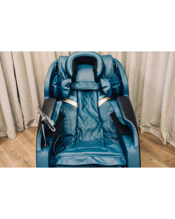 Крісло для масажу з регульованою кареткою XZERO X10 SL Blue автоматичне визначення параметрів тіла Крісло для масажу з регульованою кареткою XZERO X10 SL Blue автоматичне визначення параметрів тіла