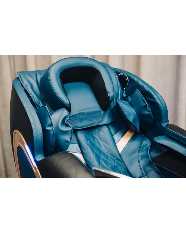 Крісло для масажу з регульованою кареткою XZERO X10 SL Blue автоматичне визначення параметрів тіла Крісло для масажу з регульованою кареткою XZERO X10 SL Blue автоматичне визначення параметрів тіла