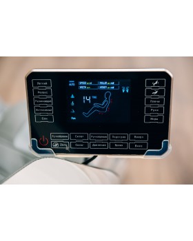 Крісло для масажу для користувача до 120 кг ваги XZERO X10 SL GRAY зріст до 185см-foto7