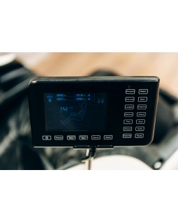 Кресло с массажем для людей до 120кг XZERO X20 SL Premium Blue рост до 185см-foto7