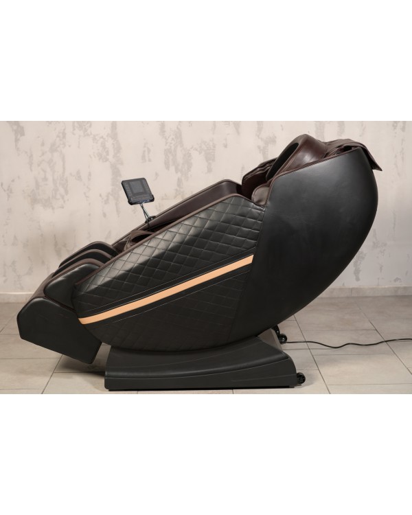 Шикарне масажне крісло в шоколадному кольорі XZERO X44 SL Brown зі зростанням користувача до 185см і вагою до 130