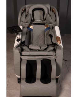 Кресла для массажа XZERO V11 Black&Gray роликовый массаж шеи, спины и поясницы, вибромассаж для ягодиц-foto5
