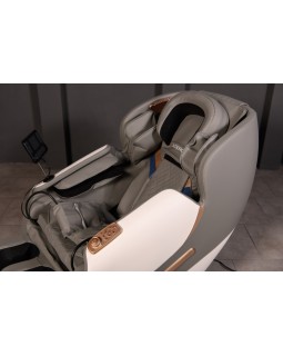 Кресла для массажа XZERO V11 Black&Gray роликовый массаж шеи, спины и поясницы, вибромассаж для ягодиц-foto6
