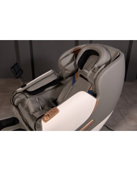 Кресла для массажа XZERO V11 Black&Gray роликовый массаж шеи, спины и поясницы, вибромассаж для ягодиц-foto6