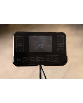 Кресла для массажа XZERO V11 Black&Gray роликовый массаж шеи, спины и поясницы, вибромассаж для ягодиц-foto8