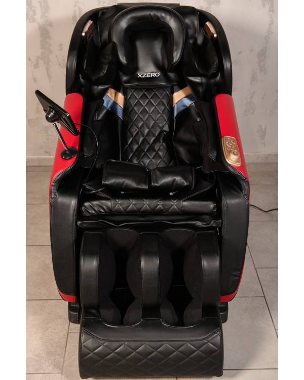 Крісло масажне з 5 фіксованими масажними блоками XZERO V11 Black&Red Крісло масажне з 5 фіксованими масажними блоками XZERO V11 Black&Red