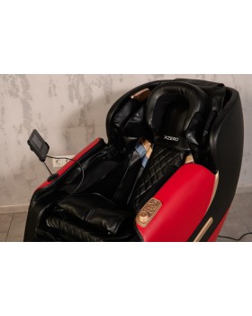 Кресло массажное с 5 фиксированными массажными блоками XZERO V11 Black&Red-foto6