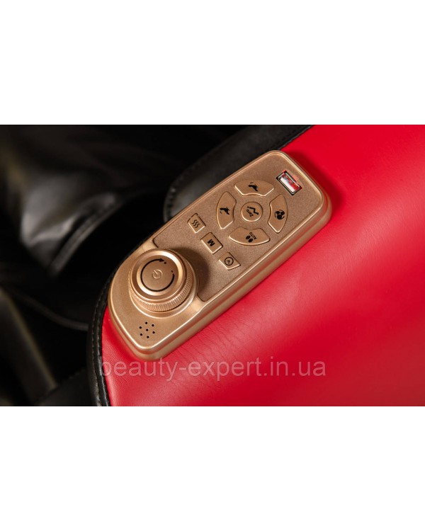 Кресло массажное с 5 фиксированными массажными блоками XZERO V11 Black&Red Кресло массажное с 5 фиксированными массажными блоками XZERO V11 Black&Red