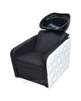 Мийка з кріслом для перукарні МАРЛЕН ЛЮКС перукарська мийка з сантехнікою для барбершопу-foto4