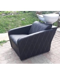 Мойка парикмахерская АНЖЕЛИКА ЛЮКС головомойка с креслом в Barbershop салонов красоты-foto5